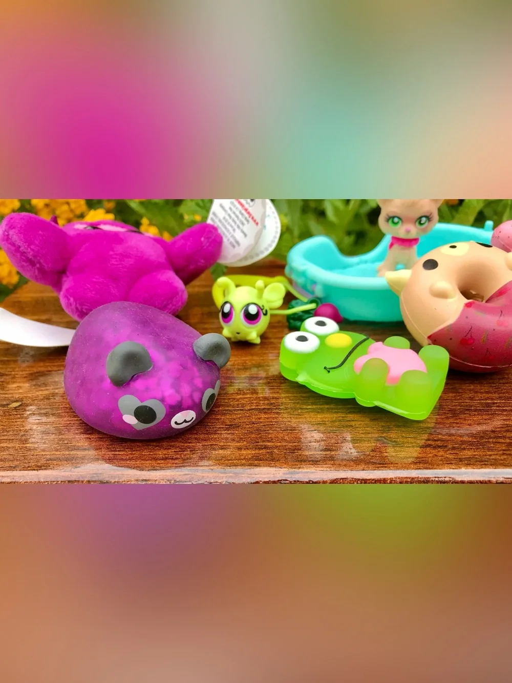 Mix Lot Toys Squishy Donuts Shopkins Cars & Figure LPS Cat SURPRIZAMALS - Picture 2 of 16
